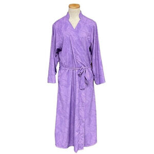 Clo Intimo Robe Women's M Medium Purple Amethyst Orquid Entanto Long Robe NWT